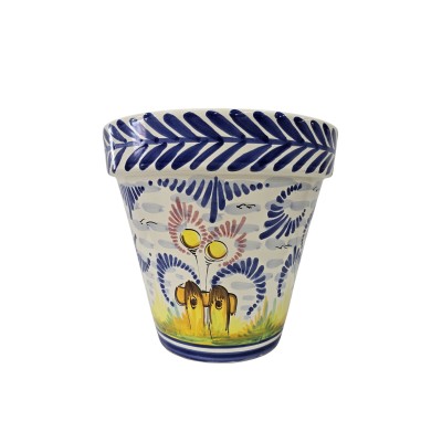 Maceta mano borde ancho Monteria 32x29cm (boca x alto)