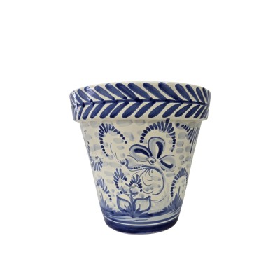 Maceta mano borde ancho Monteria 27.5x25cm (boca x alto)