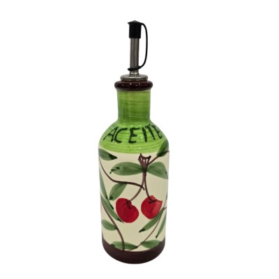 Aceitera botella 300ML 7x24 (ancho x alto) - Cerezas