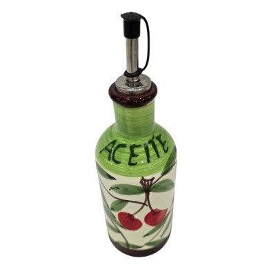 Aceitera botella 300ML 7x24 (ancho x alto) - Cerezas