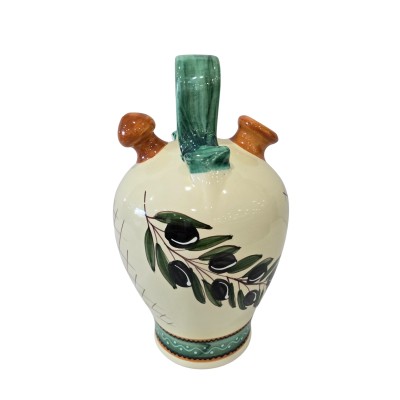 Botijo 32cm alto - Olivas verde y marrón