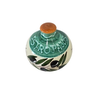 Estropajero 11x14 (ancho x alto) - Verde y marrón