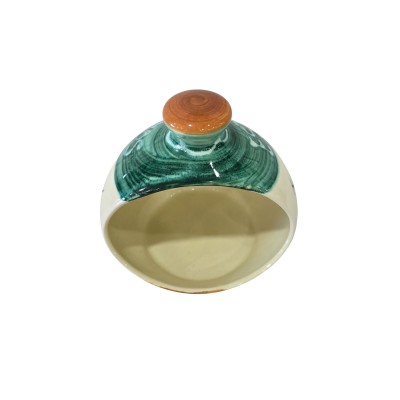 Estropajero 11x14 (ancho x alto) - Verde y marrón