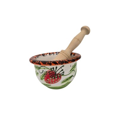 Mortero con maja 15x9 (ancho x alto) - Fresas