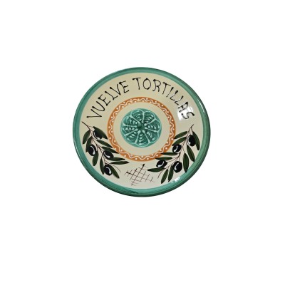 Vuelve tortillas 26x6cm (ancho x alto) - Olivas verde y marrón
