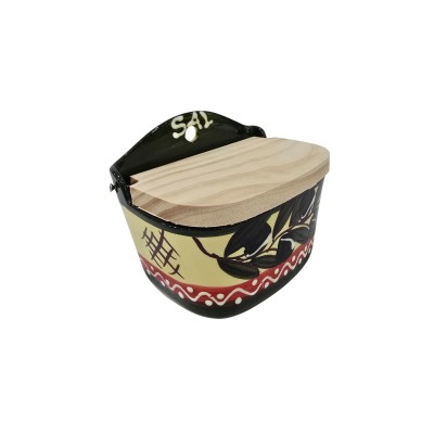 Salero tapa de madera 9x12 (ancho x alto)