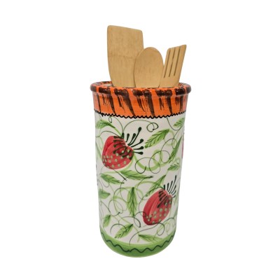 Tarro porta utensilios de cocina 12x22 (ancho x alto)