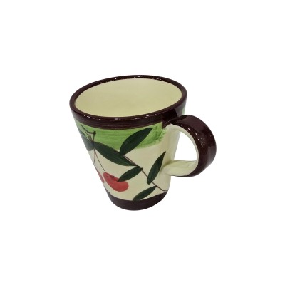 Taza con asa 10x11 (ancho x alto) - Cerezas