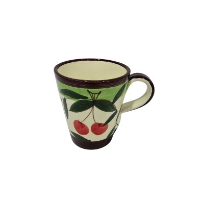 Taza con asa 10x11 (ancho x alto) - Cerezas