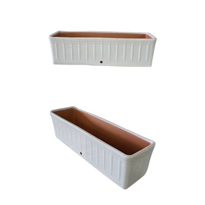 Jardinera colores lisos 60x20x16cm