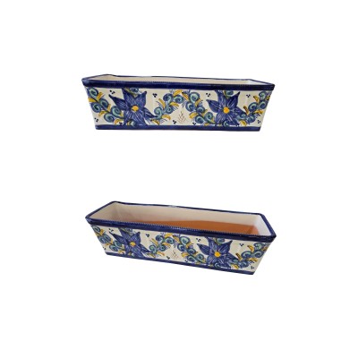 Jardinera rellena y cenefas 50x20x16cm