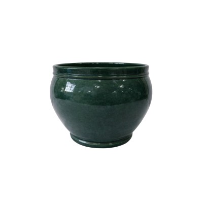 Maceta coco bola colores lisos 22x24cm (ancho x alto)