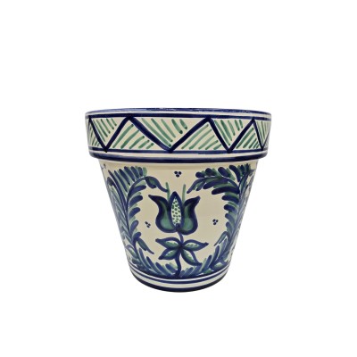 Maceta mano borde ancho Granaina 37x34cm (boca x alto)